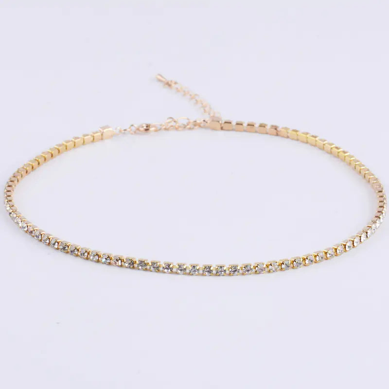 Women's Rhinestone Necklace and Jewelry