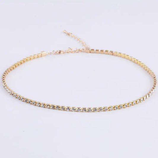 Women's Rhinestone Necklace and Jewelry